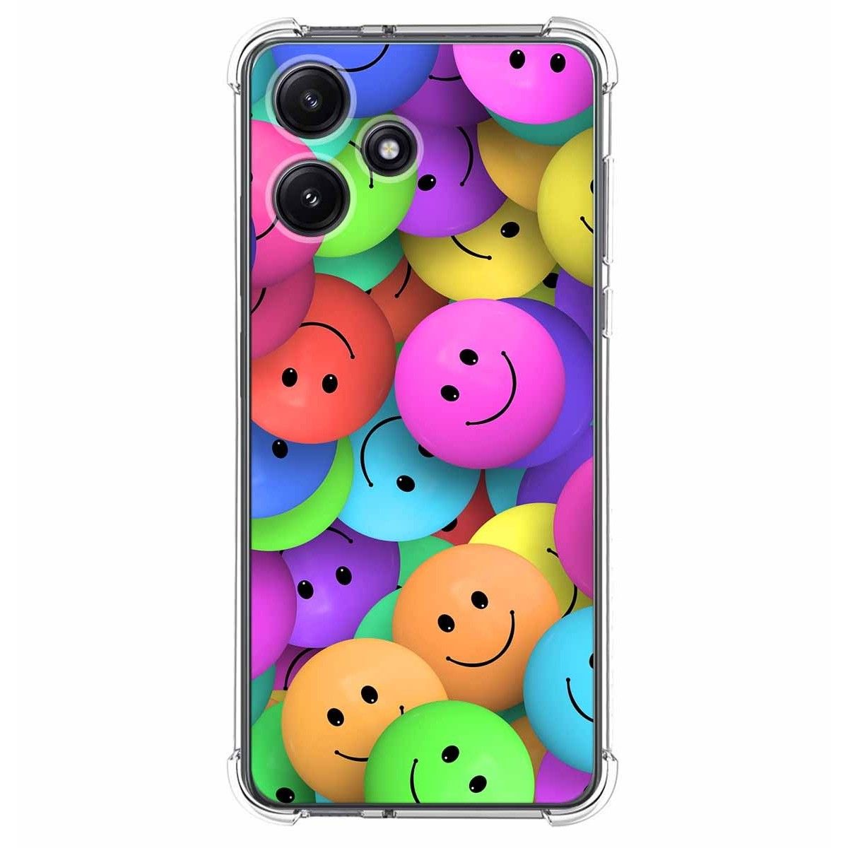 Funda Silicona Antigolpes para Xiaomi Redmi 12 5G diseño Smile Dibujos