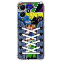 Funda Silicona Antigolpes para Xiaomi Redmi 12 5G diseño Zapatillas 14 Dibujos