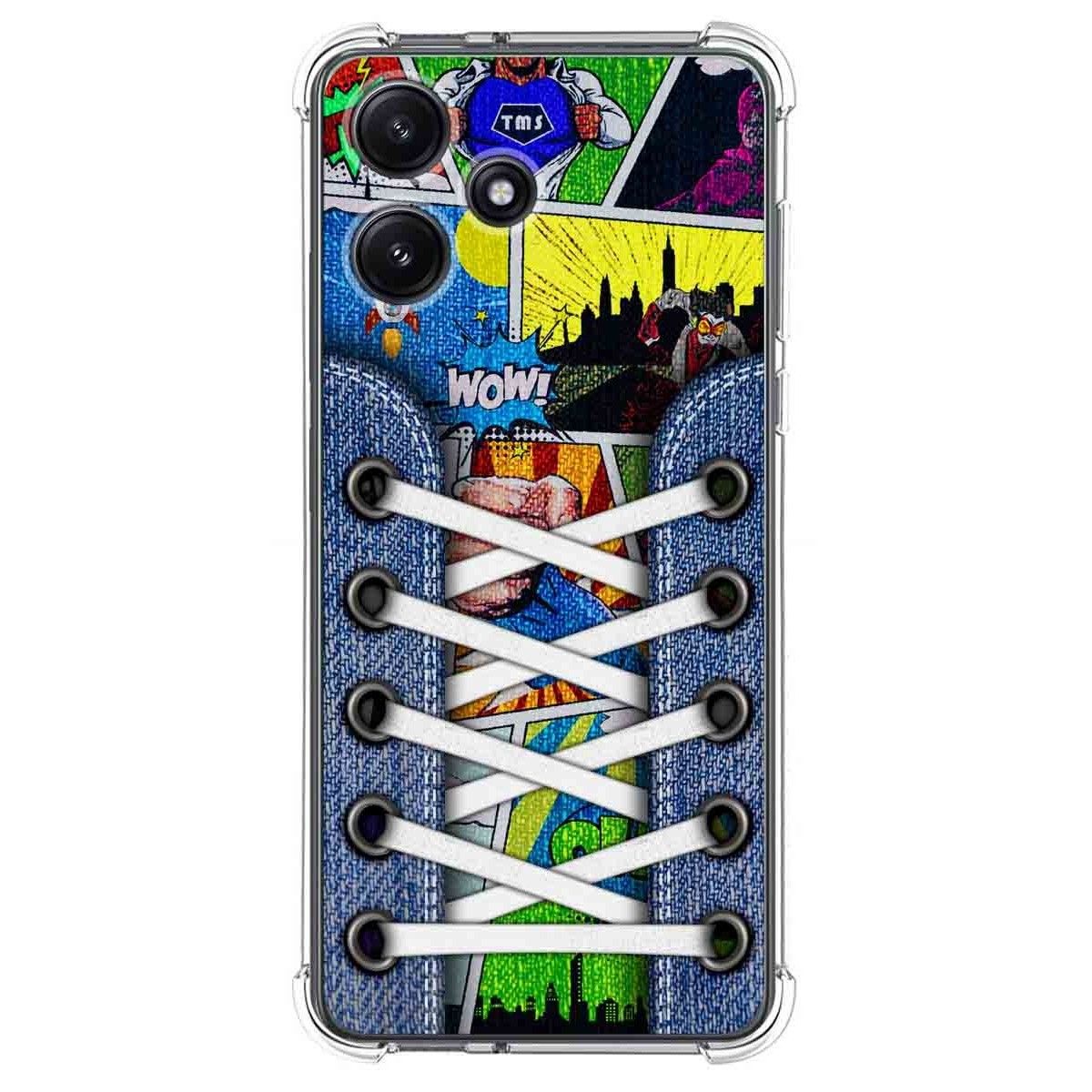 Funda Silicona Antigolpes para Xiaomi Redmi 12 5G diseño Zapatillas 14 Dibujos