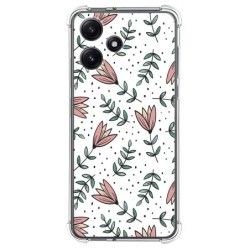 Funda Silicona Antigolpes para Xiaomi Redmi 12 5G diseño Flores 01 Dibujos