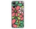 Funda Silicona Antigolpes para Xiaomi Redmi 12 5G diseño Flores 02 Dibujos