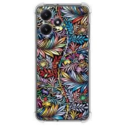 Funda Silicona Antigolpes para Xiaomi Redmi 12 5G diseño Flores 04 Dibujos