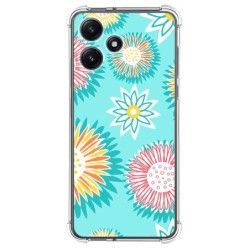 Funda Silicona Antigolpes para Xiaomi Redmi 12 5G diseño Flores 05 Dibujos