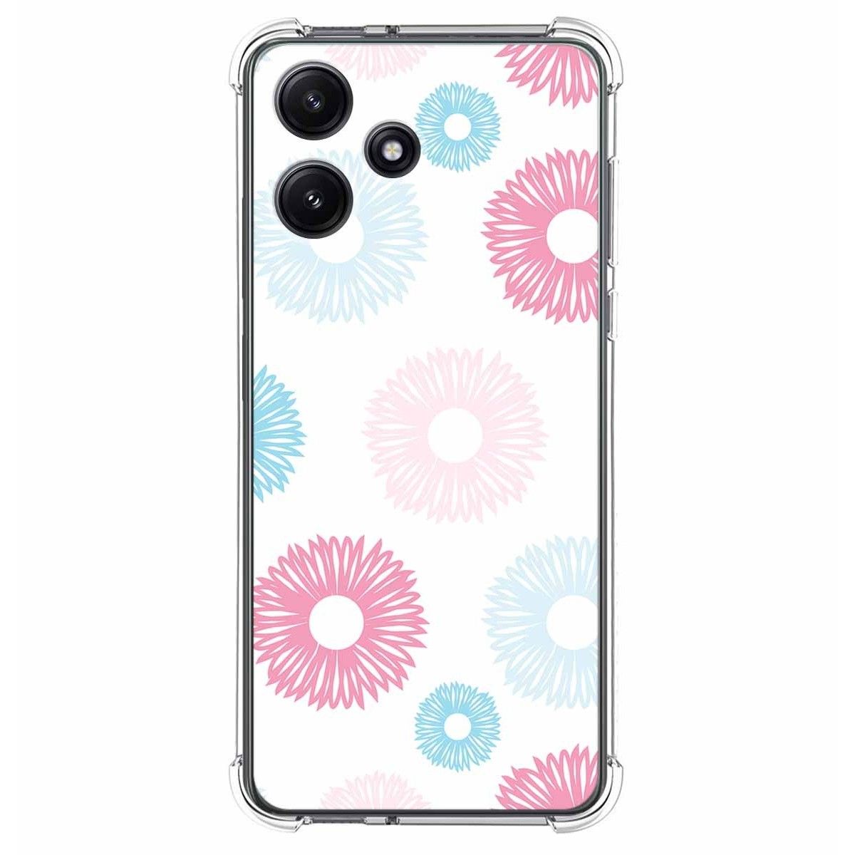 Funda Silicona Antigolpes para Xiaomi Redmi 12 5G diseño Flores 06 Dibujos