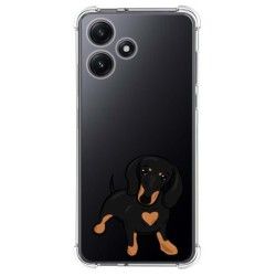 Funda Silicona Antigolpes para Xiaomi Redmi 12 5G diseño Perros 04 Dibujos