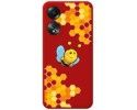 Funda Silicona Líquida Roja para Oppo A58 4G diseño Abeja Dibujos