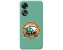 Funda Silicona Líquida Verde para Oppo A58 4G diseño Adventure Dibujos