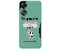 Funda Silicona Líquida Verde para Oppo A58 4G diseño Vaca Dibujos