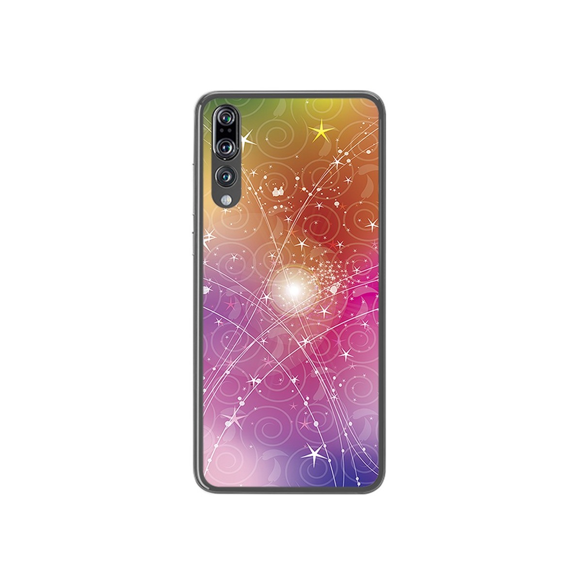 Funda Gel Tpu para Huawei P20 Pro Diseño Abstracto Dibujos