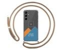 Personaliza tu Funda Colgante Transparente para Samsung Galaxy S23 FE 5G con Cordon Camel Dibujo Personalizada