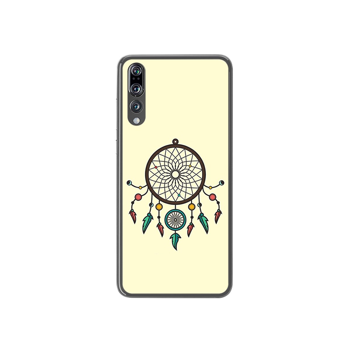 Funda Gel Tpu para Huawei P20 Pro Diseño Atrapasueños Dibujos