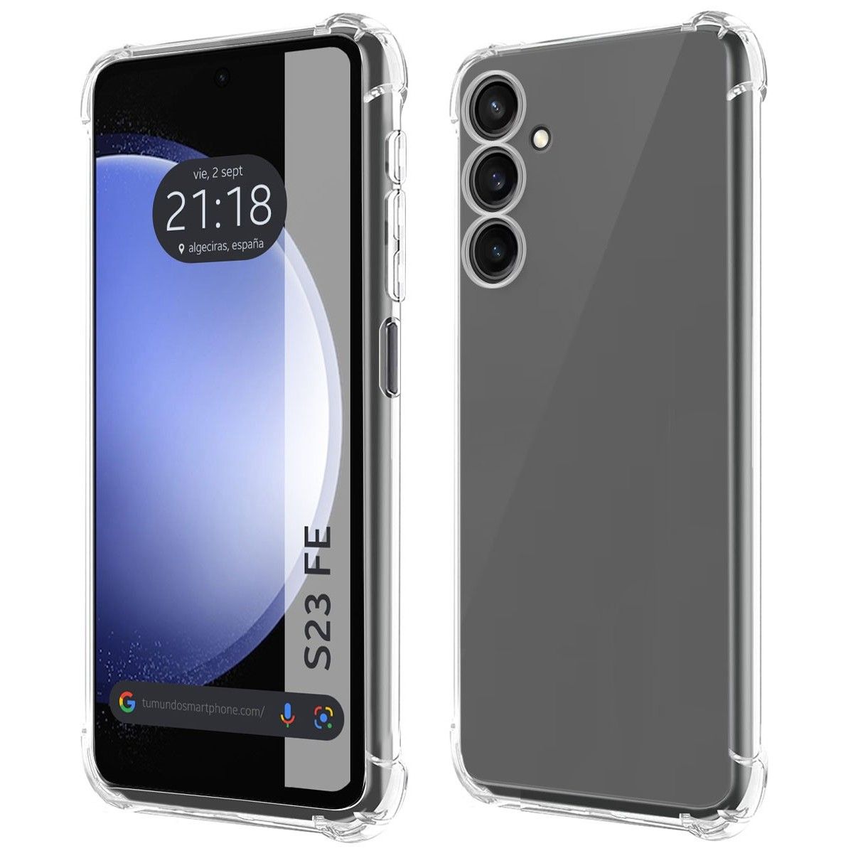 Funda Silicona Antigolpes Transparente para Samsung Galaxy S23 FE 5G