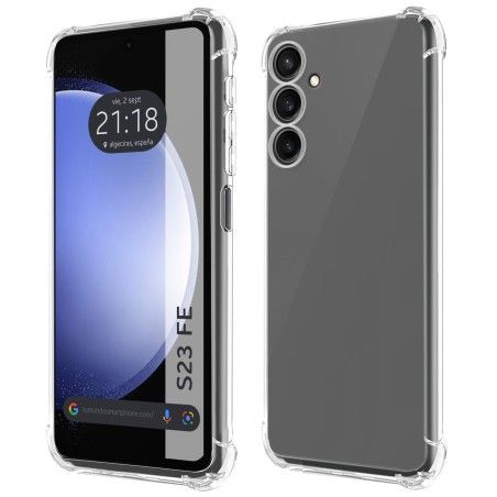 Funda Silicona Antigolpes Transparente para Samsung Galaxy S23 FE 5G