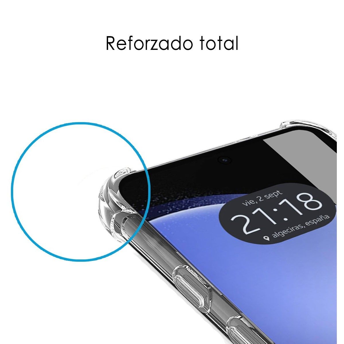 Funda Silicona Antigolpes Transparente para Samsung Galaxy S23 FE 5G