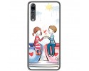 Funda Gel Tpu para Huawei P20 Pro Diseño Cafe Dibujos