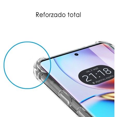 Funda Silicona Antigolpes Transparente para Motorola Edge 40 Pro 5G