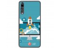 Funda Gel Tpu para Huawei P20 Pro Diseño Cohete Dibujos