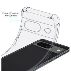 Funda Silicona Antigolpes Transparente para Google Pixel 8 5G 2