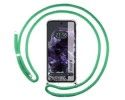 Funda Colgante Transparente para Google Pixel 8 5G con Cordon Verde Agua