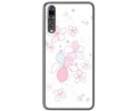 Funda Gel Tpu para Huawei P20 Pro Diseño Flores Minimal Dibujos