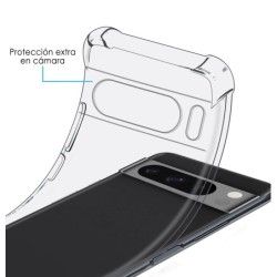 Funda Silicona Antigolpes Transparente para Google Pixel 8 Pro 5G 2