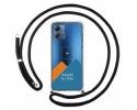 Personaliza tu Funda Colgante Transparente para Motorola Moto G14 con Cordon Negro Dibujo Personalizada
