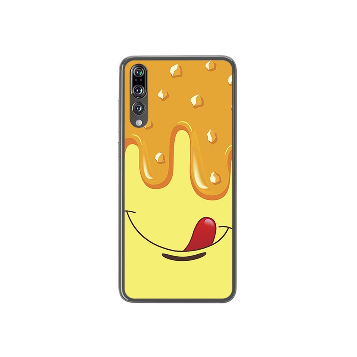 Funda Gel Tpu para Huawei P20 Pro Diseño Helado Vainilla Dibujos