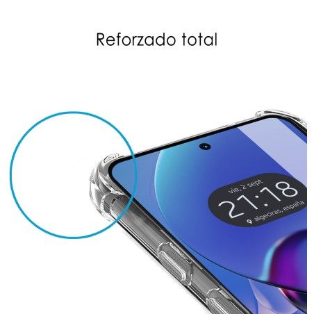 Funda Silicona Antigolpes Transparente para Motorola Moto G14