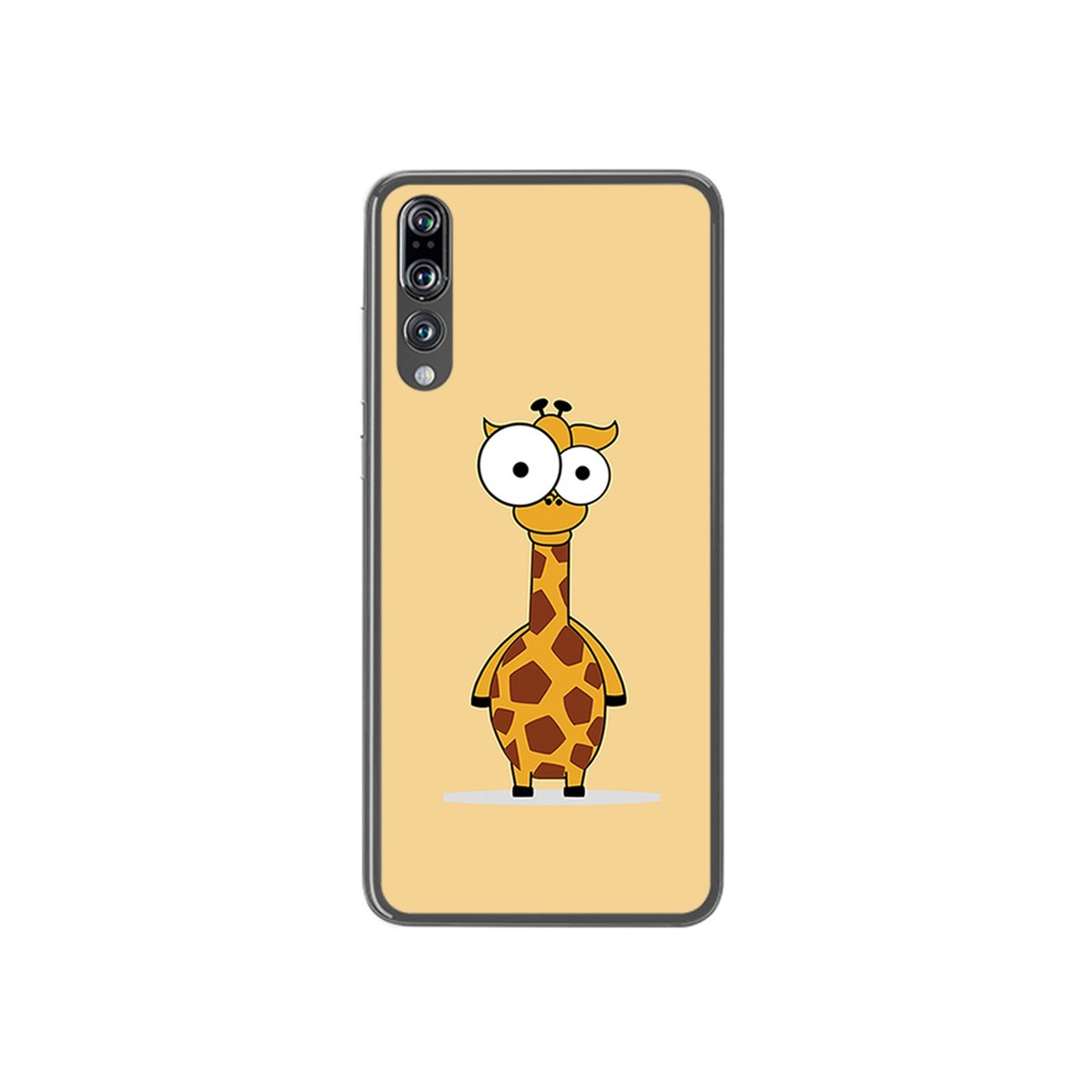 Funda Gel Tpu para Huawei P20 Pro Diseño Jirafa Dibujos