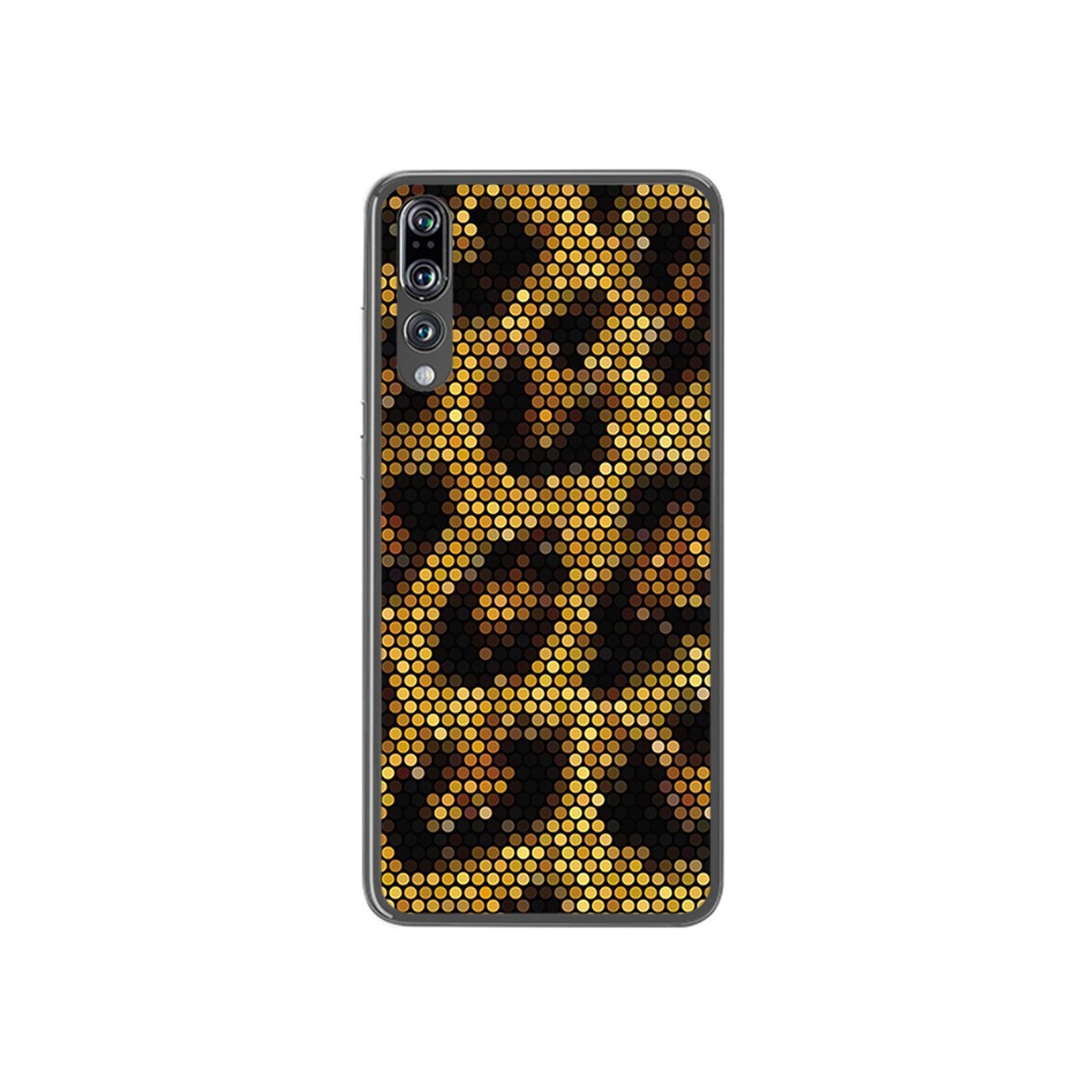 Funda Gel Tpu para Huawei P20 Pro Diseño Leopardo Dibujos