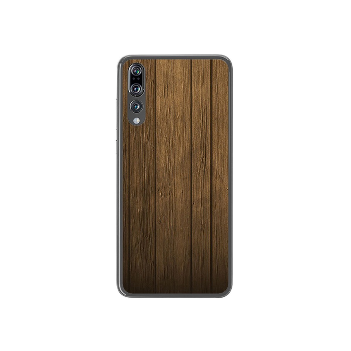 Funda Gel Tpu para Huawei P20 Pro Diseño Madera Dibujos