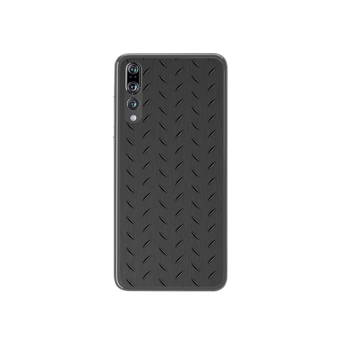 Funda Gel Tpu para Huawei P20 Pro Diseño Metal Dibujos
