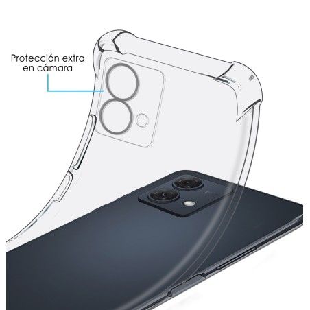Funda Silicona Antigolpes Transparente para Motorola Moto G84 5G