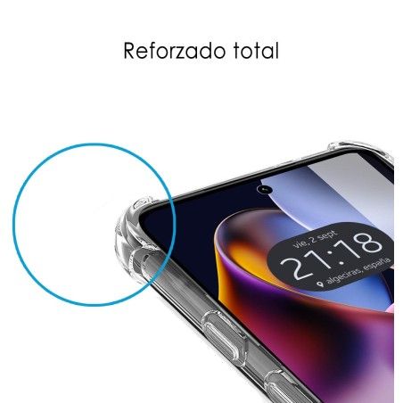 Funda Silicona Antigolpes Transparente para Motorola Moto G84 5G