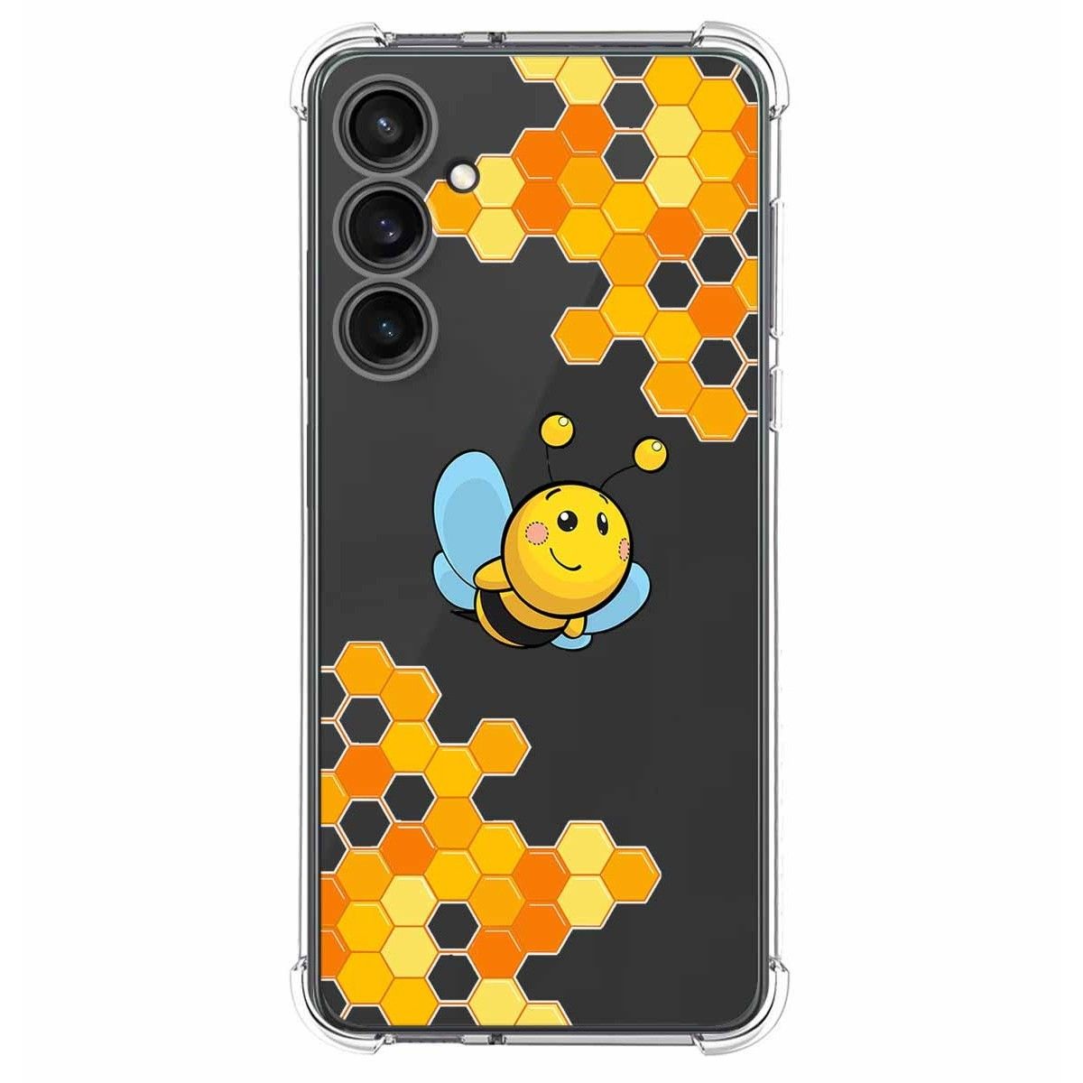 Funda Silicona Antigolpes para Samsung Galaxy S23 FE 5G diseño Abeja Dibujos