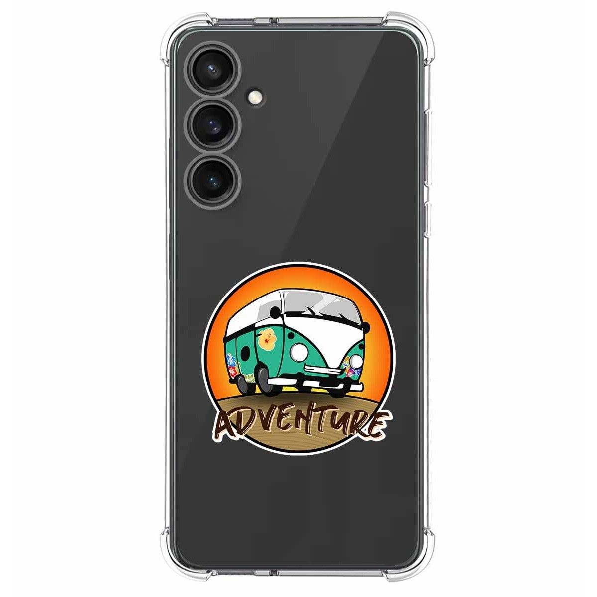 Funda Silicona Antigolpes para Samsung Galaxy S23 FE 5G diseño Adventure Dibujos