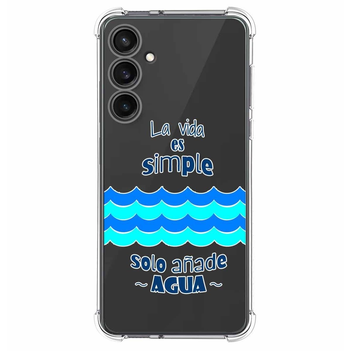 Funda Silicona Antigolpes para Samsung Galaxy S23 FE 5G diseño Agua Dibujos