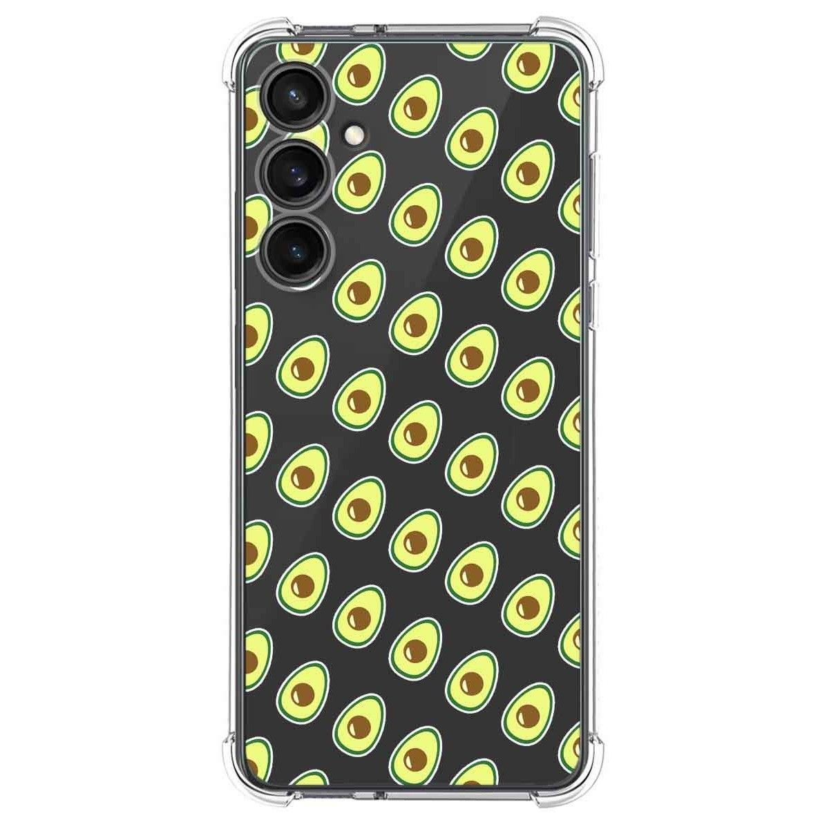 Funda Silicona Antigolpes para Samsung Galaxy S23 FE 5G diseño Aguacate Dibujos