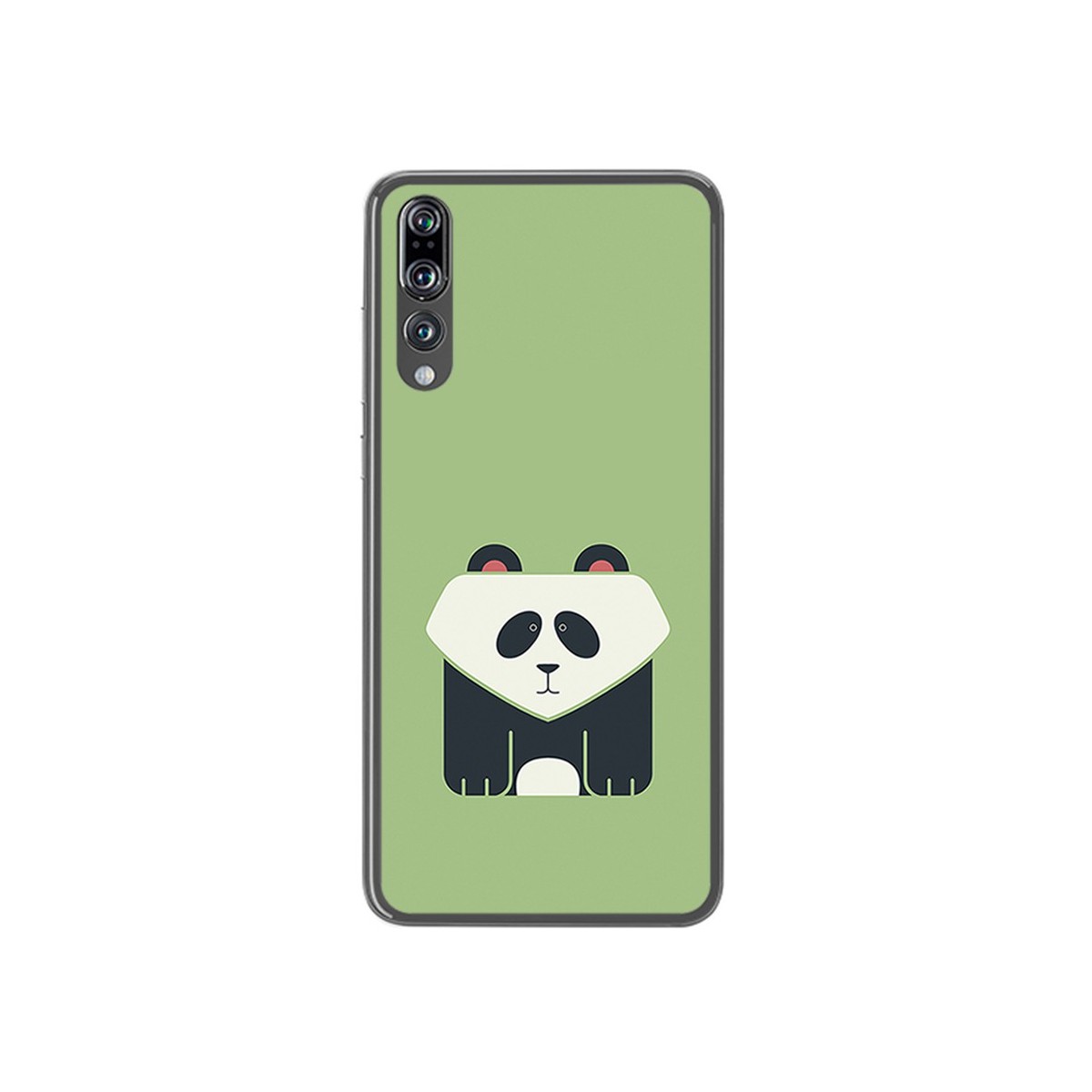 Funda Gel Tpu para Huawei P20 Pro Diseño Panda Dibujos
