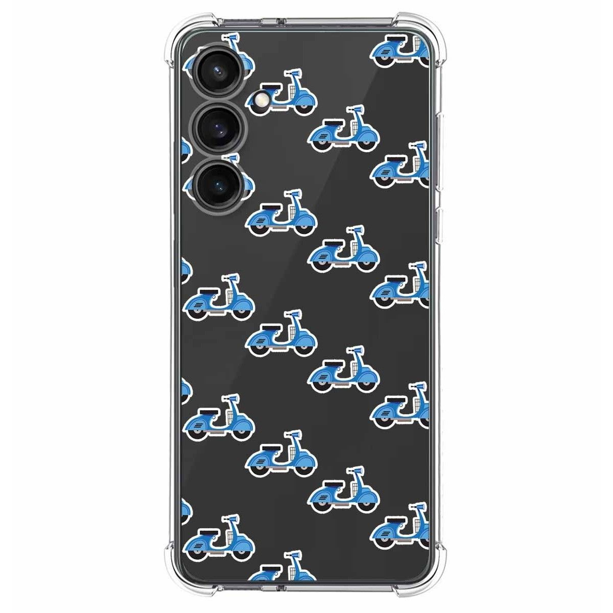 Funda Silicona Antigolpes para Samsung Galaxy S23 FE 5G diseño Scooter Dibujos