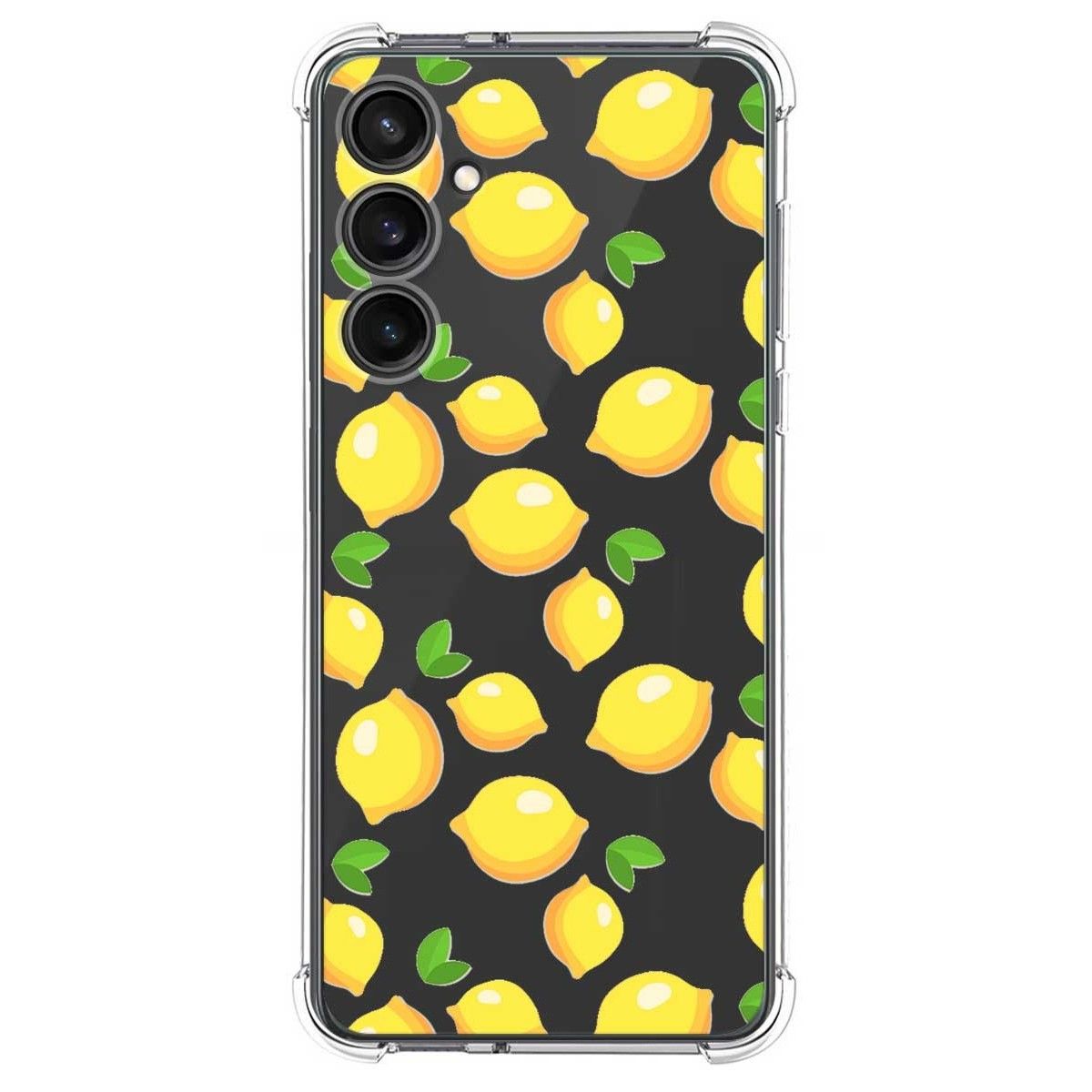 Funda Silicona Antigolpes para Samsung Galaxy S23 FE 5G diseño Limones Dibujos