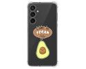 Funda Silicona Antigolpes para Samsung Galaxy S23 FE 5G diseño Vegan Life Dibujos