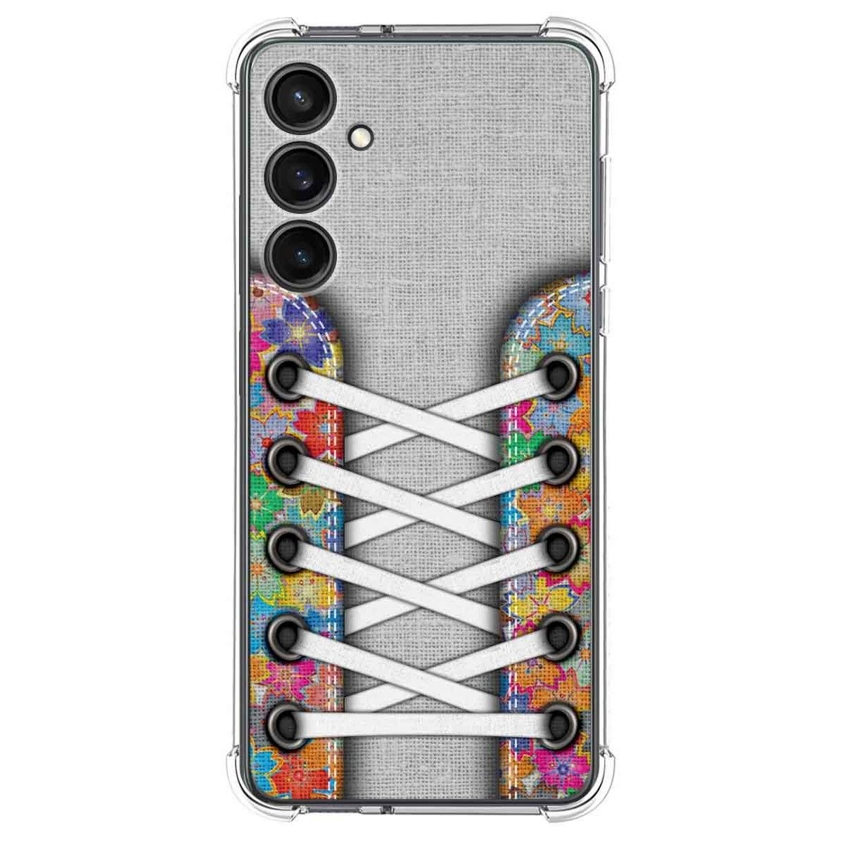 Funda Silicona Antigolpes para Samsung Galaxy S23 FE 5G diseño Zapatillas 04 Dibujos