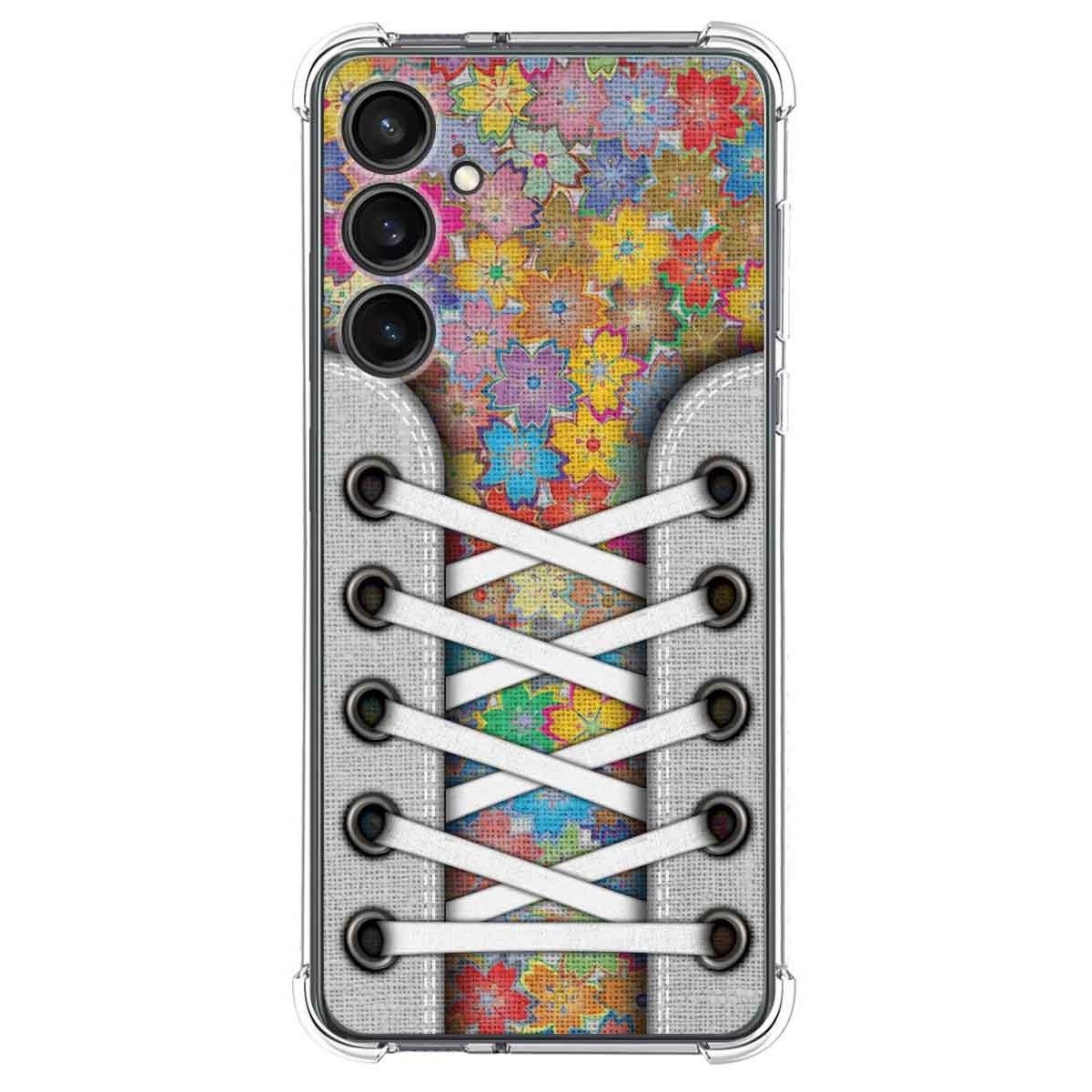 Funda Silicona Antigolpes para Samsung Galaxy S23 FE 5G diseño Zapatillas 05 Dibujos