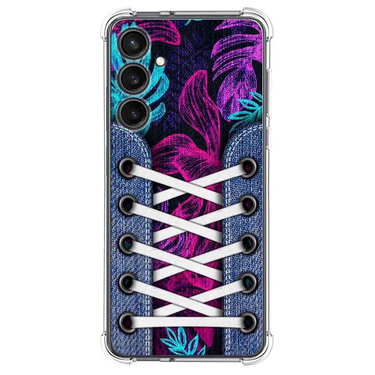 Funda Silicona Antigolpes para Samsung Galaxy S23 FE 5G diseño Zapatillas 07 Dibujos