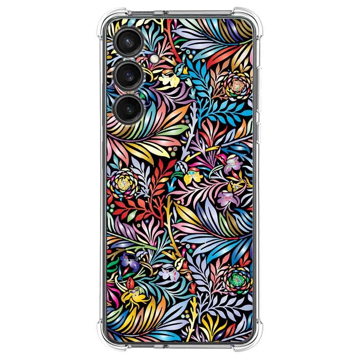 Funda Silicona Antigolpes para Samsung Galaxy S23 FE 5G diseño Flores 04 Dibujos