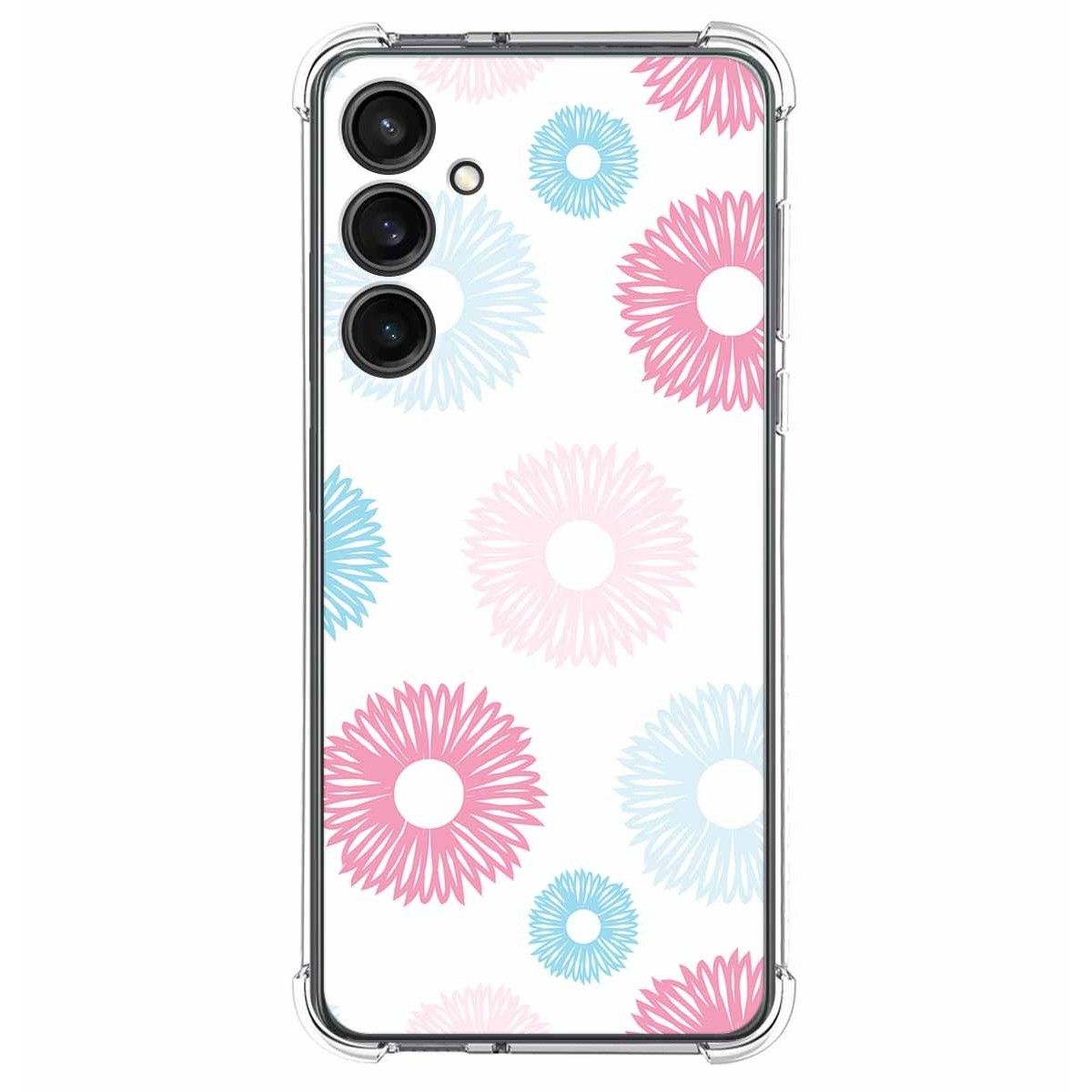 Funda Silicona Antigolpes para Samsung Galaxy S23 FE 5G diseño Flores 06 Dibujos