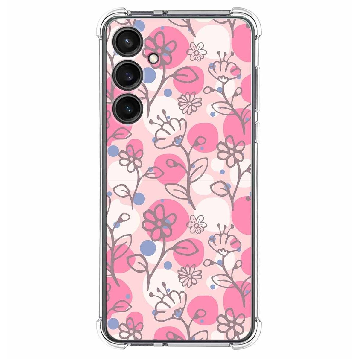 Funda Silicona Antigolpes para Samsung Galaxy S23 FE 5G diseño Flores 07 Dibujos