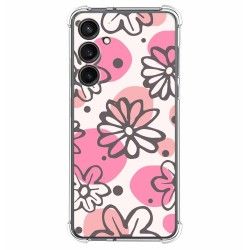 Funda Silicona Antigolpes para Samsung Galaxy S23 FE 5G diseño Flores 09 Dibujos
