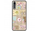 Funda Gel Tpu para Huawei P20 Pro Diseño Sellos Dibujos